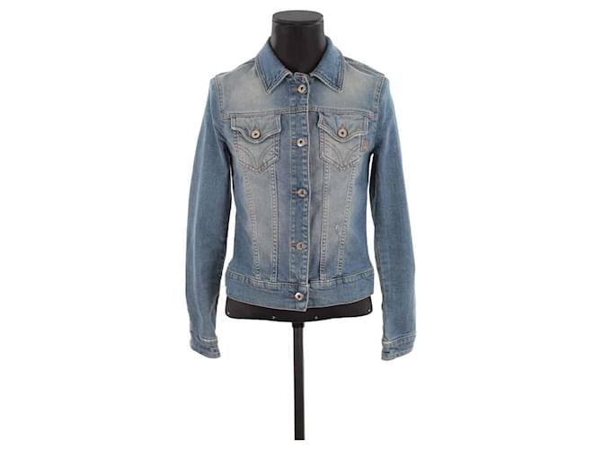 Dolce & Gabbana Veste en coton Bleu  ref.1354667