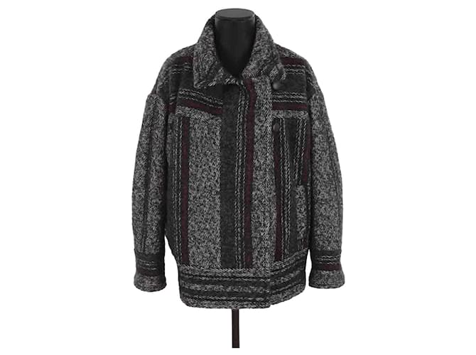 Isabel Marant Wool coat Black  ref.1354683