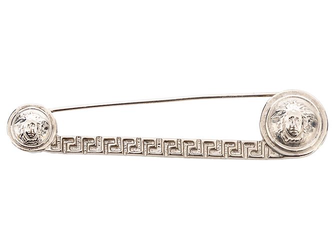 Gianni Versace Medusa-Brosche Silber