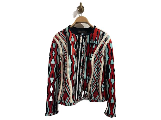 LOUIS VUITTON  Jackets T.International XS Cotton Red  ref.1354707