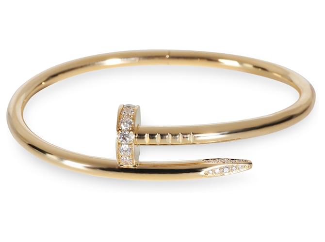 Cartier Juste Un Clou Bracelet (Yellow gold, diamonds)  ref.1354799