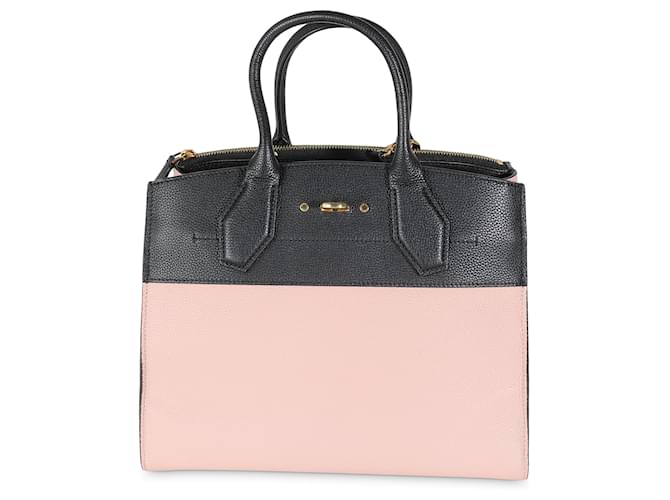 Louis Vuitton Black Magnolia Taurillon City Steamer PM Pink Leather  ref.1354807