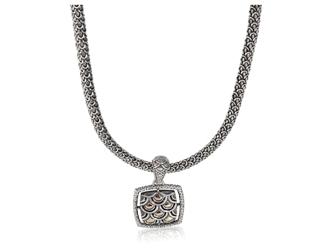 Autre Marque John Hardy Legends Naga Fashion Necklace in 18k yellow gold/sterling silver  ref.1354811