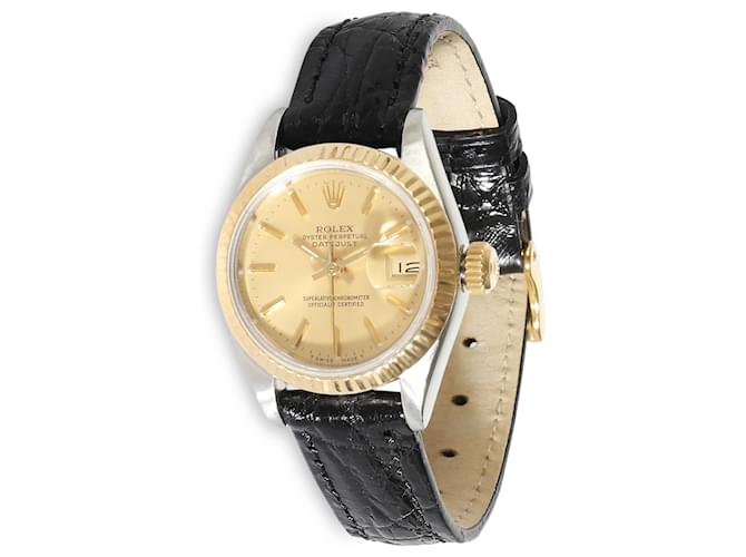 Rolex Datejust 69173 relógio feminino 18K Aço Inoxidável e Ouro Amarelo  ref.1354839