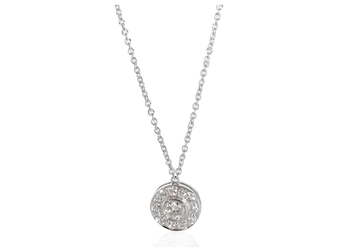 TIFFANY & CO. Diamond Circlet Pendant in  Platinum 0.25 ctw  ref.1354874