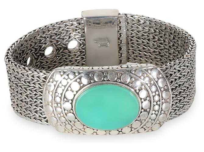 Autre Marque John Hardy Dot Collection Chrysoprase Bracelet in  Sterling Silver  ref.1354881