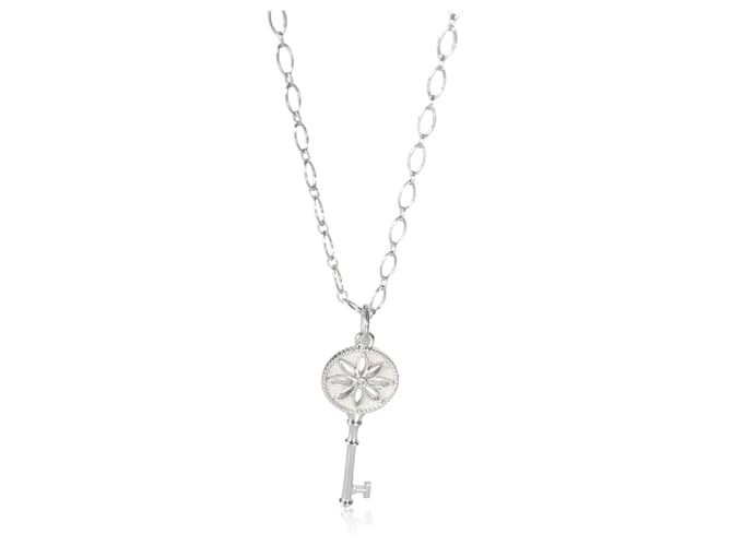 TIFFANY & CO. Pingente de moda da coleção Key em prata esterlina 0.01 ctw  ref.1354898