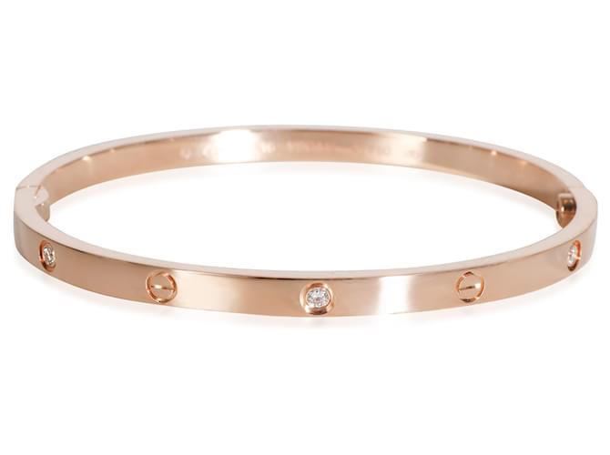 Love Cartier-Liebesarmband, 6 Diamanten, Kleines Modell (Rotgold) Roségold  ref.1354910