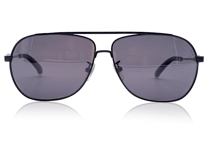 Chrome Hearts Black Metal Kufannawii 2 Sunglasses 61/15 140mm  ref.1354995