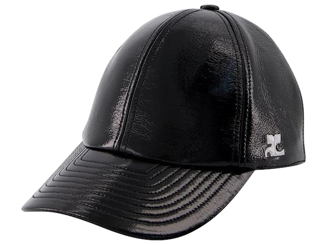 Reedition Cap - Courreges - Vinyl - Black  ref.1355020