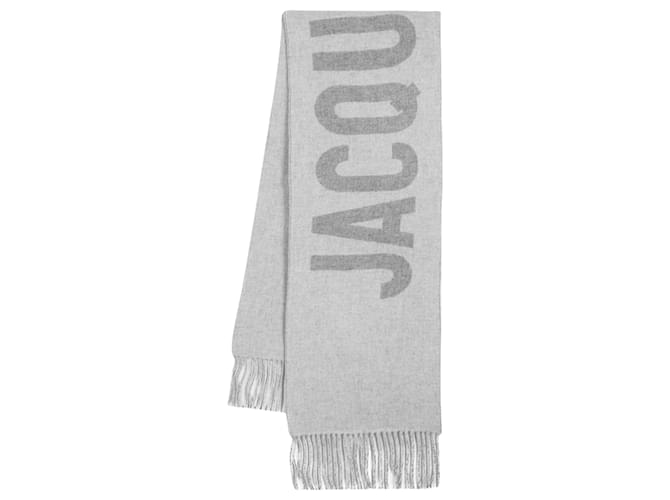 L'echarpe Jacquemus Scarf - Jacquemus - Wool - Grey  ref.1355055