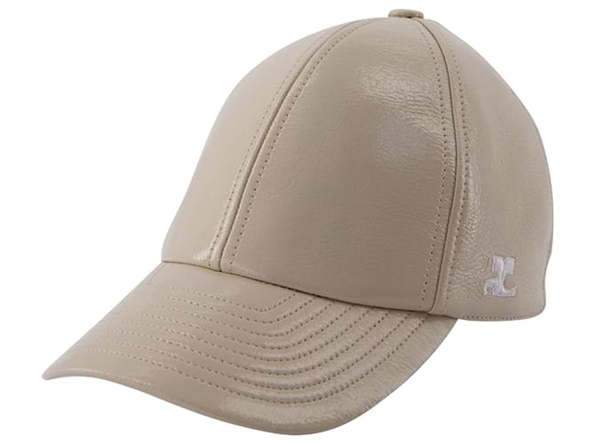 Reedition Cap - Courreges - Vinyl - Grey  ref.1355085