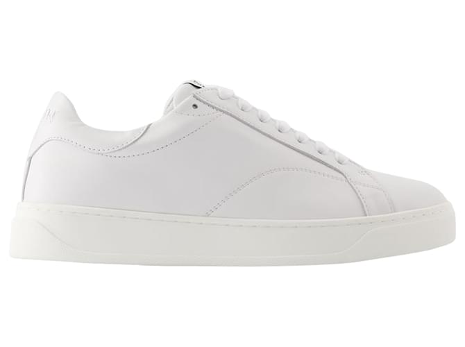 DDB0 Baskets - Lanvin - Cuir - Blanc Veau façon poulain  ref.1355089