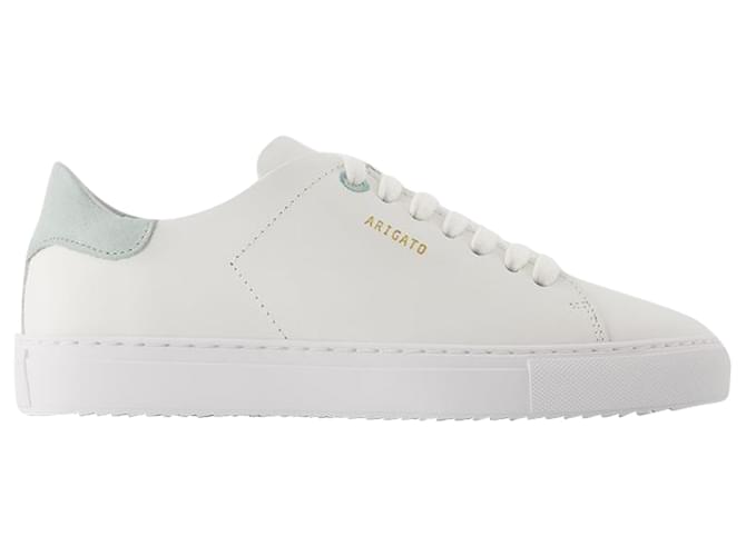 clean 90 Sneakers - Axel Arigato - Leather - White / mint Pony-style calfskin  ref.1355109