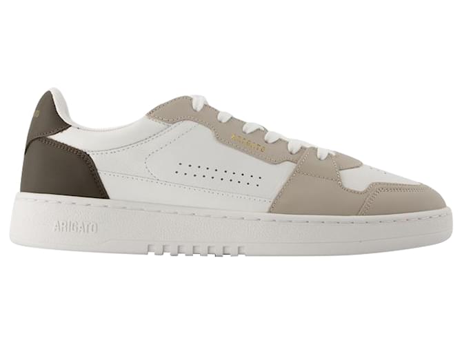 Sneakers Dice Lo - Axel Arigato - Pelle - Bianco/Marrone scuro Vitello simile a un vitello  ref.1355155