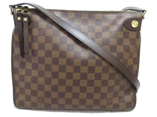 Bolsa transversal em canvas Damier Duomo Louis Vuitton N41425 em muito bom estado Lona  ref.1355194