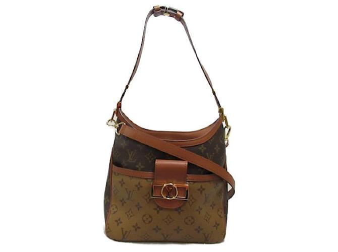 Louis Vuitton Dauphine PM Hobo Canvas Shoulder Bag M45194 in excellent condition Cloth  ref.1355254