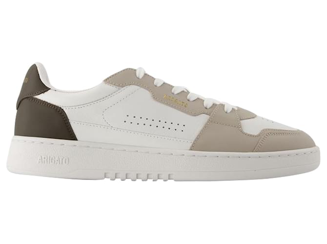 Sneakers Dice Lo - Axel Arigato - Pelle - Bianco/Marrone scuro Vitello simile a un vitello  ref.1355270