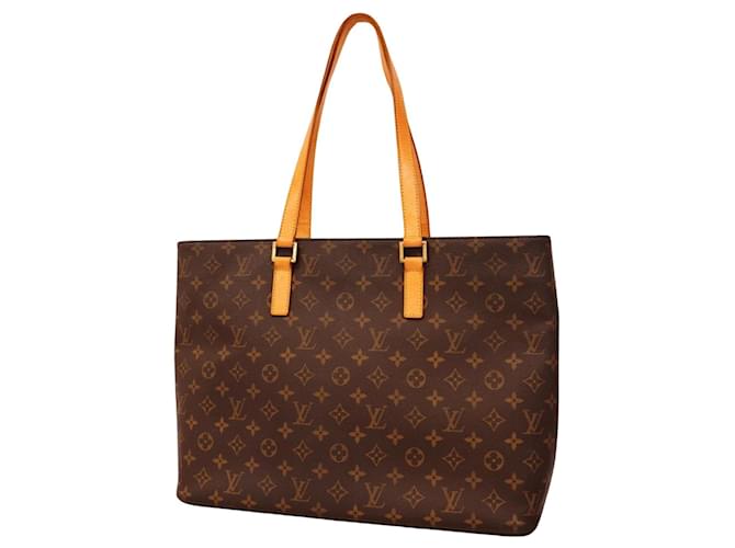 Louis Vuitton Luco Brown Cloth  ref.1355349