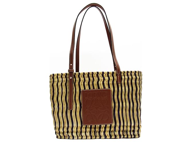 Loewe Anagram Beige Wicker  ref.1355515