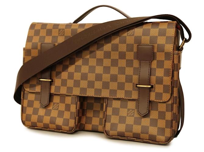 Louis Vuitton Broadway Brown Cloth  ref.1355519