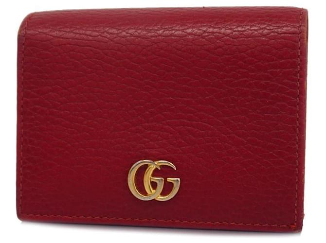Gucci GG Marmont Red Leather  ref.1355629