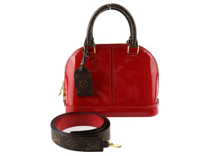 Louis Vuitton Alma BB Red Patent leather  ref.1355759