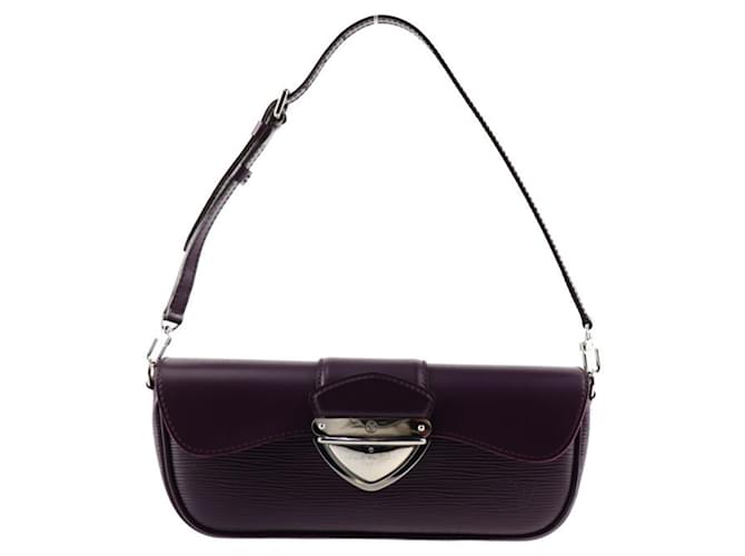 Louis Vuitton Montaigne Purple Leather  ref.1355786