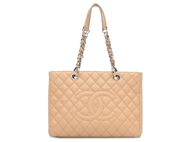 Chanel Brown Caviar Grand Shopping Tote Leather  ref.1355814