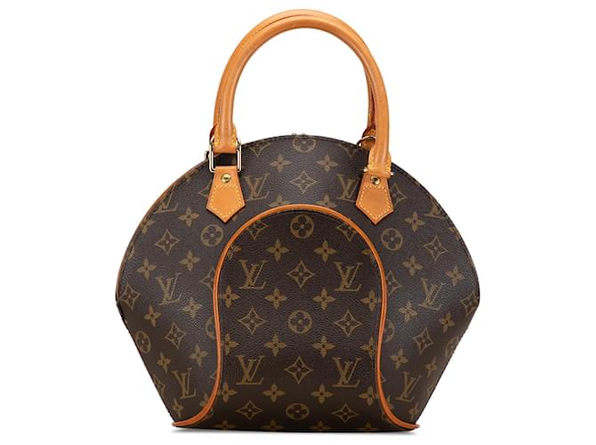 Ellipse Louis Vuitton Brown Monograma Elipse PM Castaño Cuero Lienzo  ref.1355829