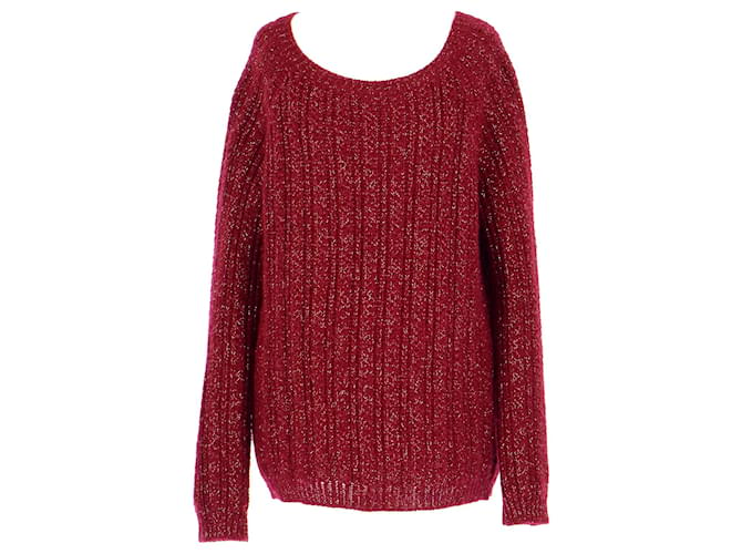 SéZane sweater Dark red Wool  ref.1355921