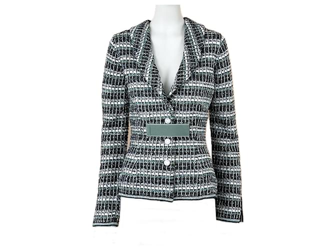 Chanel Nueva colección de chaquetas de pasarela de robots Multicolor Seda  ref.1356003