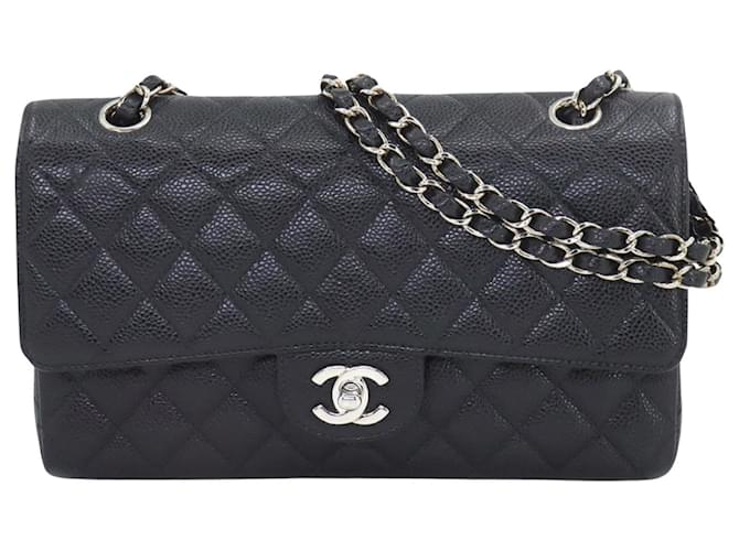 Chanel Timeless Black Leather  ref.1356023