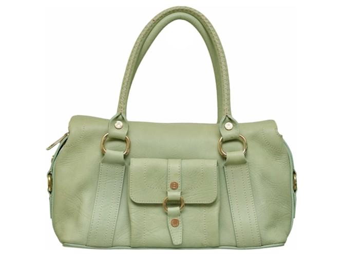 Autre Marque Handbags Light green Leather  ref.1356034