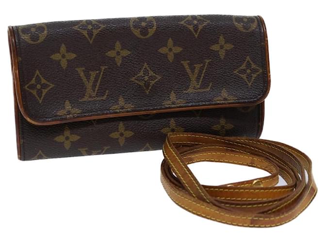 LOUIS VUITTON Pochette con monogramma Twin PM Borsa a spalla M51854 LV Auth fm3317 Tela  ref.1356049