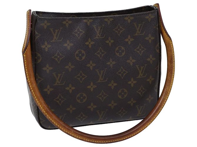 LOUIS VUITTON Monogram Looping MM Bolso de hombro M51146 LV Auth 72366 Monograma