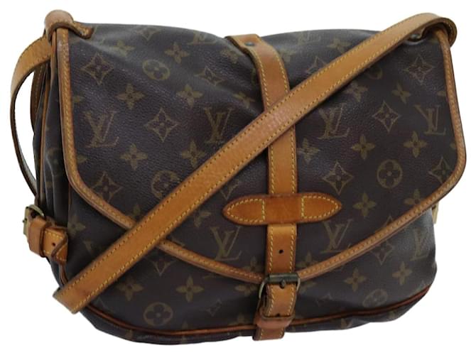 Louis Vuitton Monogram Saumur 30 Shoulder Bag M42256 LV Auth mr139 Cloth  ref.1356095