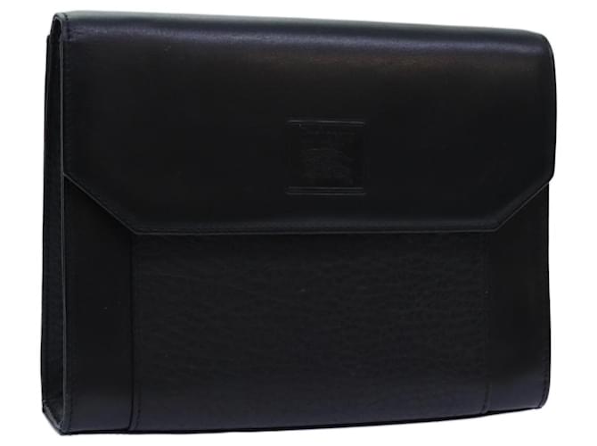 Autre Marque Burberrys Shoulder Bag Leather Black Auth bs13801  ref.1356118