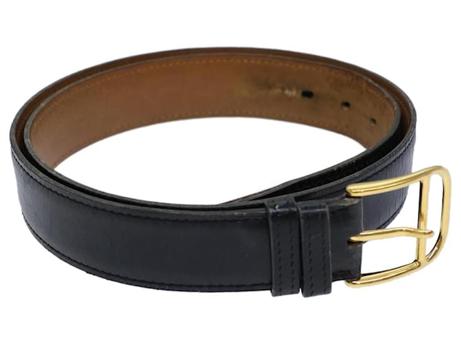 Hermès HERMES Belt Leather 36.6"" Black Auth bs13782  ref.1356182