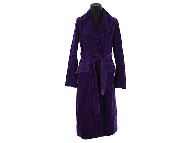 Marc Jacobs Velvet coat Purple  ref.1356210