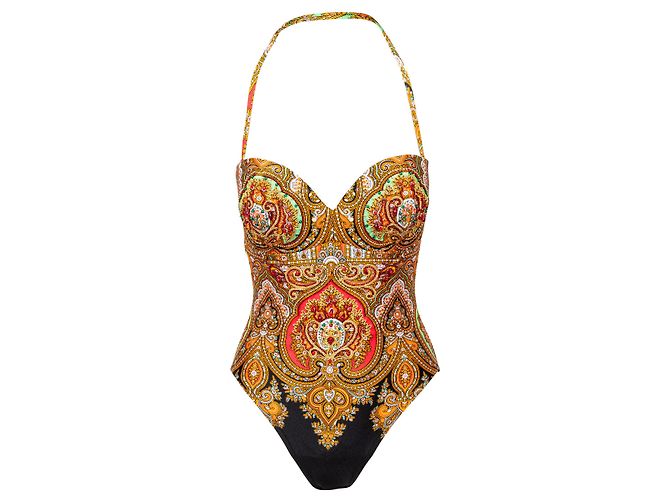 Gianfranco Ferré Body com joias Multicor