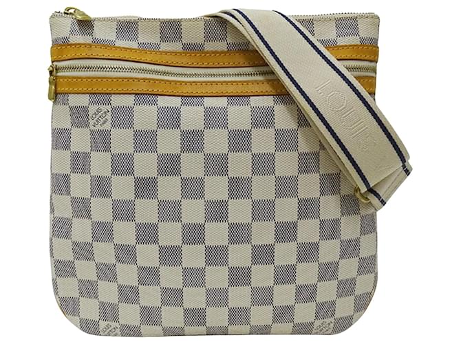 Louis Vuitton Pochette Bosphore White Cloth  ref.1356318