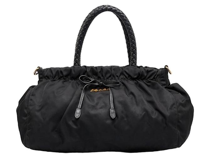 Prada Tessuto Synthétique Noir  ref.1356381