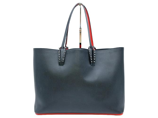 Christian Louboutin Cabata Navy blue Leather  ref.1356437