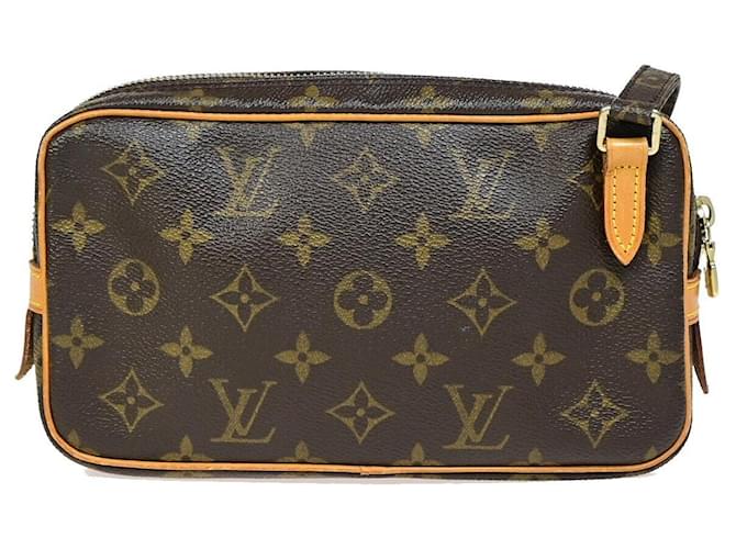 Louis Vuitton Marly Castaño Lienzo  ref.1356474