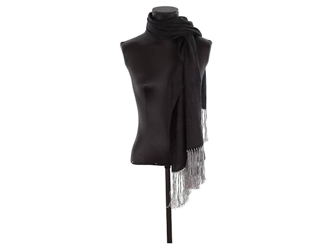 Givenchy wool scarf Black  ref.1356530