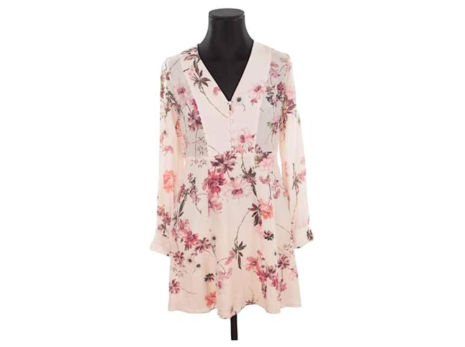 The Kooples Robe rose Polyester  ref.1356553