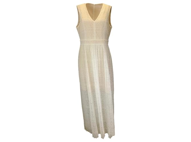 Autre Marque Abito in pizzo bianco Raine di Elie Tahari / abito formale Poliestere  ref.1356581