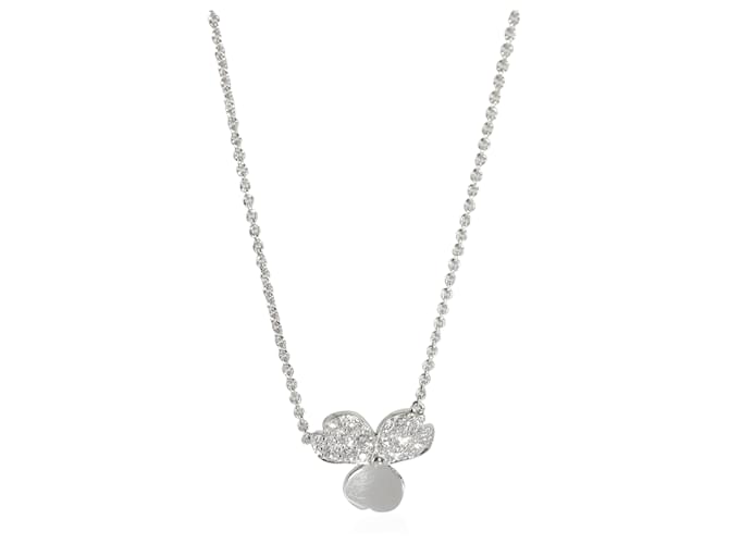 TIFFANY & CO. Paper Flowers Diamond Pendant in  Platinum  ref.1356609