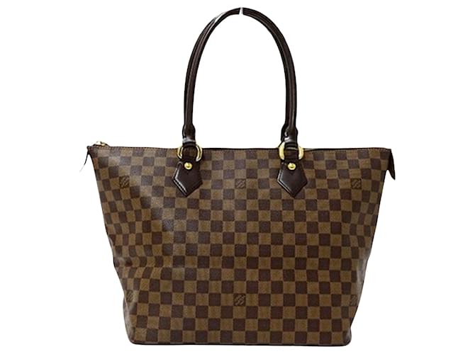 Louis Vuitton Saleya Marrone Tela  ref.1356674